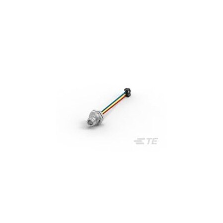 Te Connectivity M12 D-CODE 4MALE REAR PANEL MOUNT 1-2823589-3